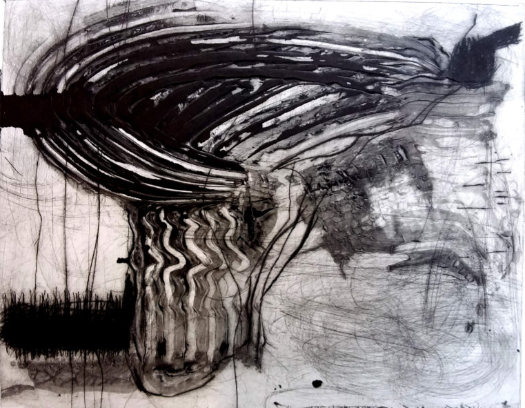 Windiges, 2020| Tiefdruck | 24 x 30cm