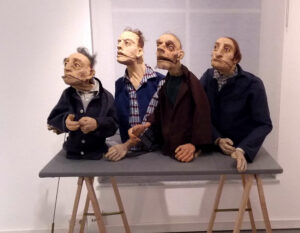 Klappmaulpuppen | 2017 | Ausstellung Galerie Kunstflügel