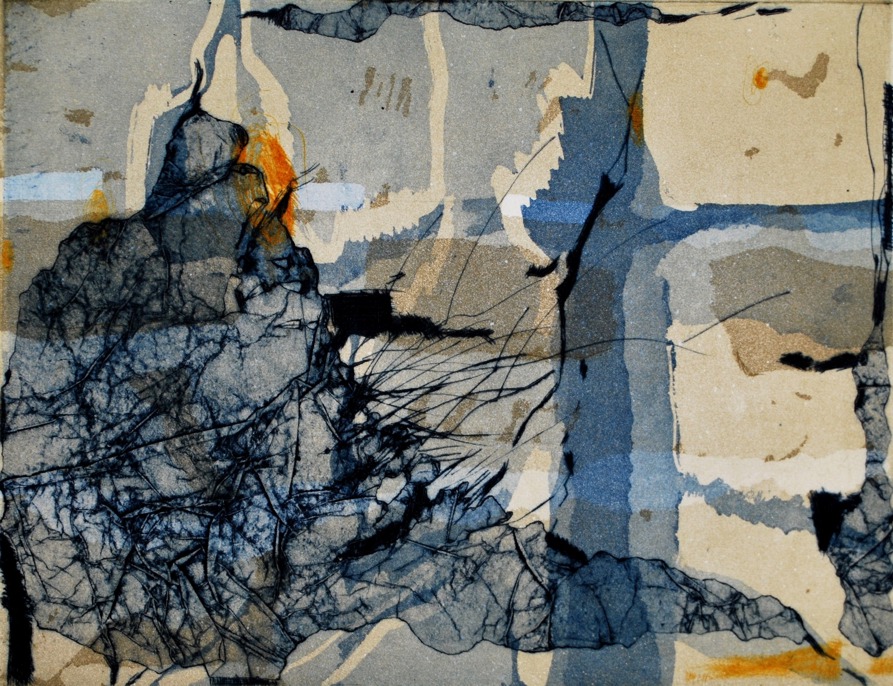 Überflug, 2007 | 3-Farben-Tiefdruck | 25 x 32cm