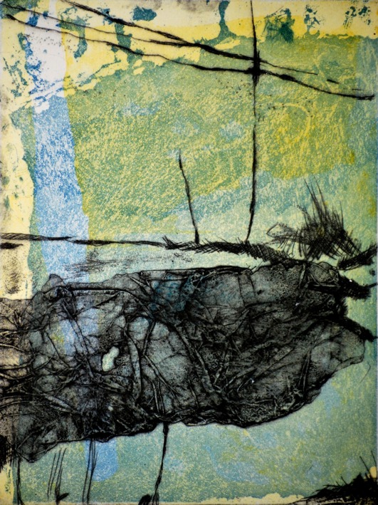 Es werde Licht, 2014 | 3-Farben-Tiefdruck | 21 x 16cm